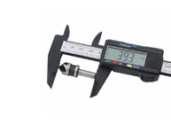 Righello elettronico di plastica a 6 pollici di Digital dello strumento di misura di micrometro del calibro di calibro di Vernier Caliper 150mm Digital