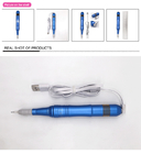 Li blu - mitragliatrice microblading di Pen For Trainning School della macchina del tatuaggio della batteria